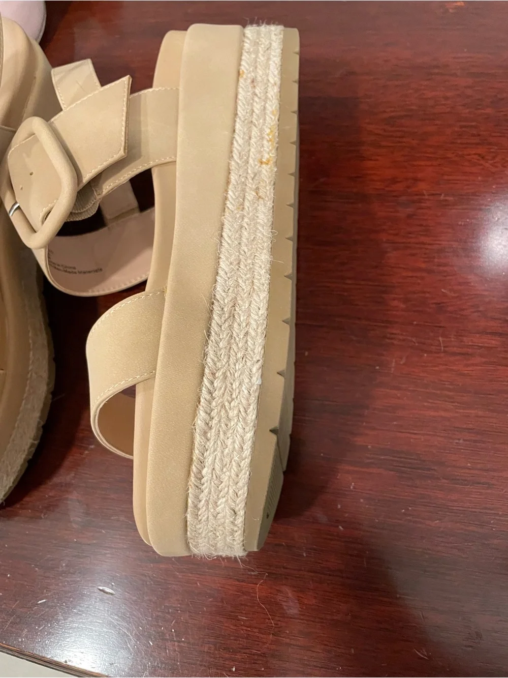 Michael Kors Tan Strap Buckle Slingback Sandals